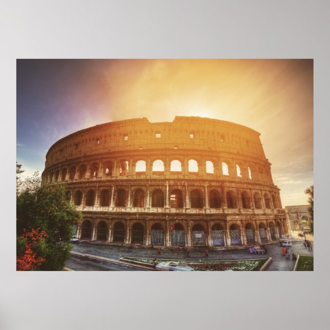 Póster Colosseum, Roma, Itália (Frente)