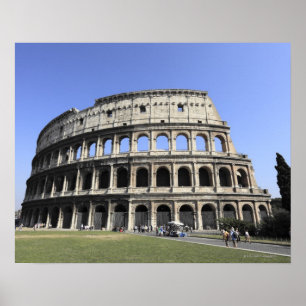 Poster Colosseum romano Lazio, Italia