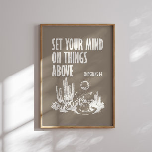 Poster Colossianos 3 2 Arte de Muro Cristã Ocidental