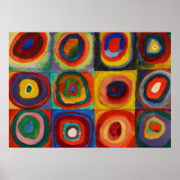 Colour Study, 1913, por Wassily Kandinsky