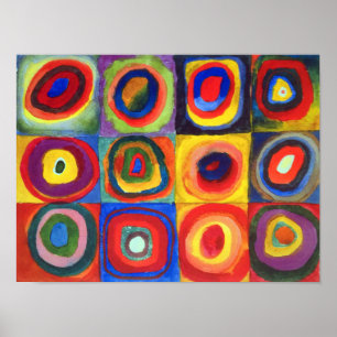 Poster Colour Study de Wassily Kandinsky