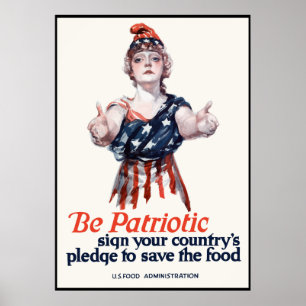 Poster Colúmbia Convida Você A Salvar Comidas — Fronteira