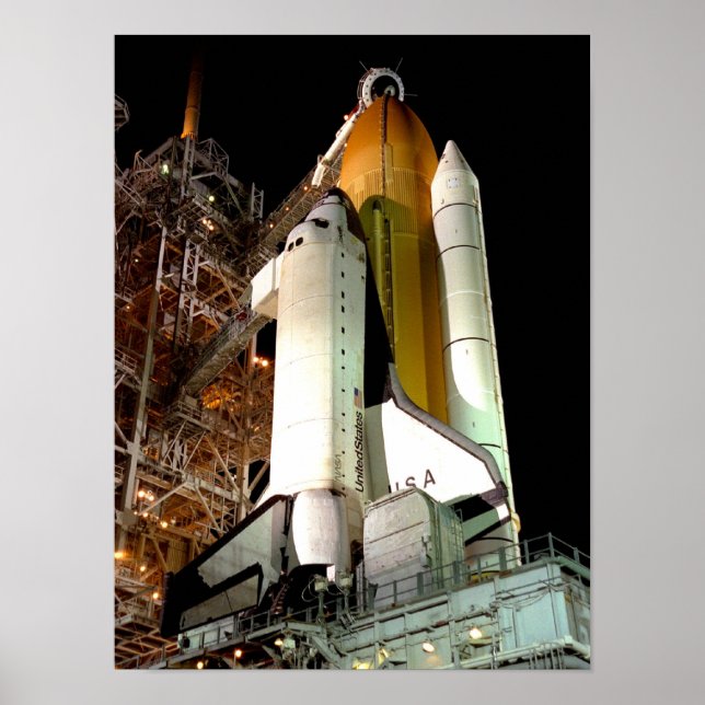Poster Colúmbia do Caudal Espacial (STS-90) (Frente)