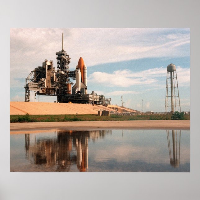 Poster Colúmbia do Caudal Espacial (STS-93) (Frente)