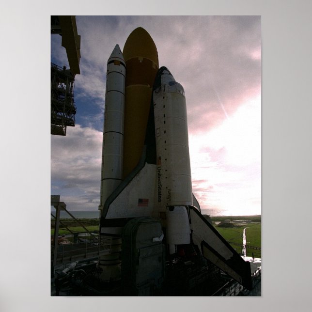 Póster Colúmbia do Caudal Espacial (STS-94) (Frente)