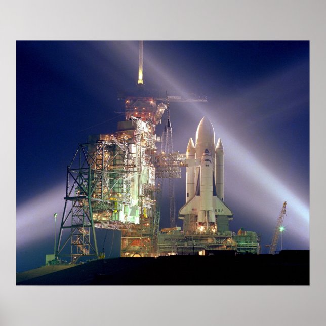 Póster Colúmbia do Shuttle Espacial (STS-1) (Frente)