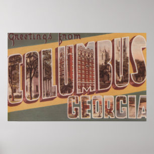 Póster Columbo, Geórgia - grandes cenas 2 da letra