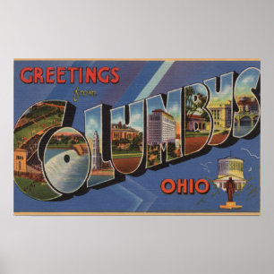 Póster Columbo, Ohio - grandes cenas 3 da letra