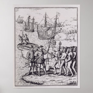 Póster Columbus em Hispaniola 2