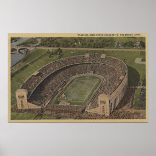 Poster Columbus, Ohio - Universidade Estadual de Ohio