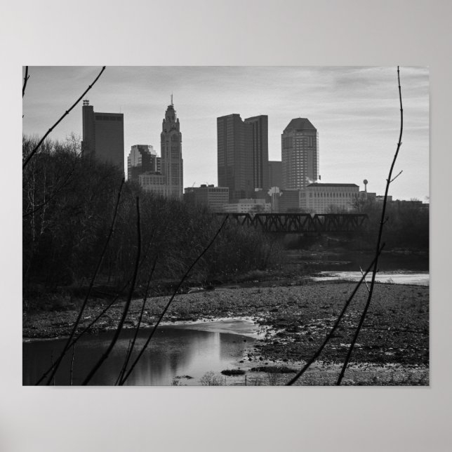 Poster Columbus Skyline (Frente)