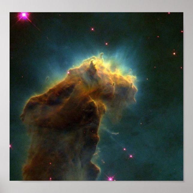 Poster Coluna Águia IC 4703 NASA (Frente)
