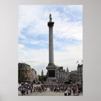 Póster Coluna de Nelson, Praça Tralgar