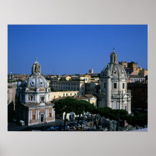 Poster Coluna de Trajan Roma Itália