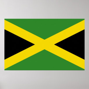 Poster com a bandeira de Jamaica