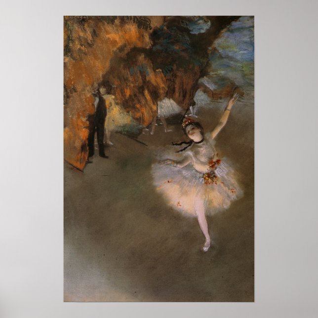 Poster com a pintura de Edgar Degas (Frente)