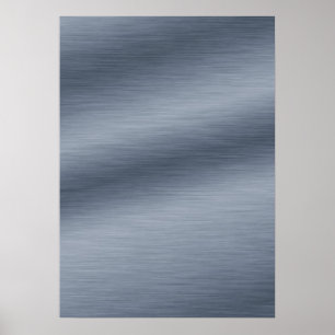 POSTER com arte de fundo em aço escovado