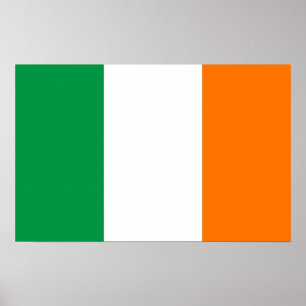 Poster com bandeira da Irlanda