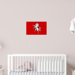 Poster com Bandeira de Kent, Inglaterra