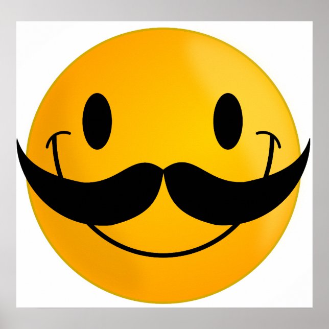 Póster com bigode (Frente)