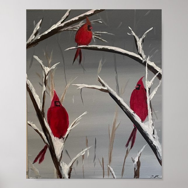 Poster com Cardinals (Frente)
