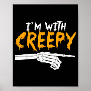 Poster com Casais engraçados e assustadores de Halloween
