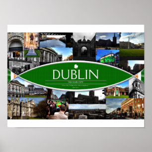Poster com cenas de Dublin