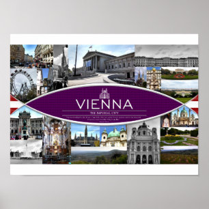 Poster com cenas de Viena
