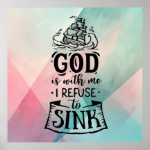 Com Deus eu me recuso a afundar