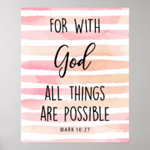 com Deus, todas as coisas são possíveis citações b