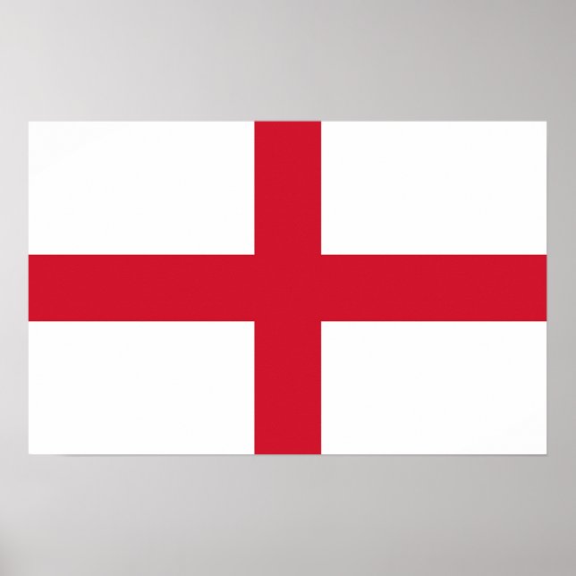 Poster com Flag of England (Frente)