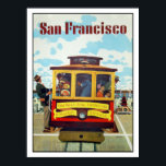 Poster com Impressão Legal de São Francisco<br><div class="desc">Poster com impressão de vintage de São Francisco. Esta versão com quadro preto interno. Por favor, avise-nos se quiser que sejam feitas algumas mudanças que o agradem. Estamos felizes em ajudar se você precisar de quaisquer alterações no layout, como cores, tom, tamanho ou quaisquer outras adições, como seu próprio texto...</div>