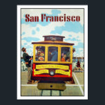Poster com Impressão Legal de São Francisco<br><div class="desc">Poster com impressão de vintage de São Francisco. Esta versão com quadro preto interno. Por favor, avise-nos se quiser que sejam feitas algumas mudanças que o agradem. Estamos felizes em ajudar se você precisar de quaisquer alterações no layout, como cores, tom, tamanho ou quaisquer outras adições, como seu próprio texto...</div>