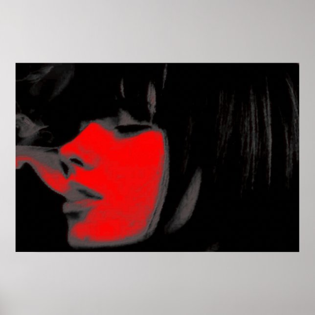 Poster com Impressão Legal para Rapariga Versão Do (Frente)