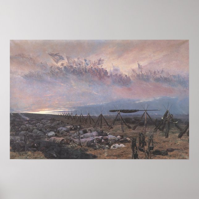 Poster Com Jean Baptiste E. Detaille Painting (Frente)