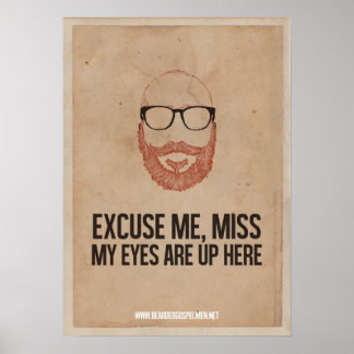 Poster Com Licença, Senhorita. Minha Poster.