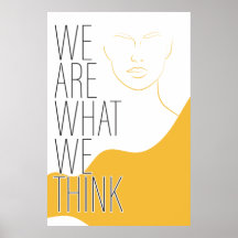 Poster com Mensagem Inspiracional