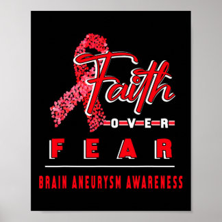 POSTER COM O ANEURYSM CÉREBRO SENSIBILIZANDO A FÉ SEMPRE 