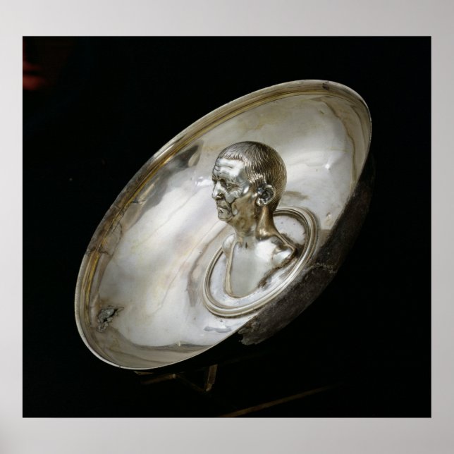 Póster Com o busto de um homem dentro (Frente)