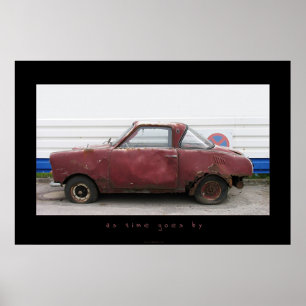 Póster com o passar do tempo