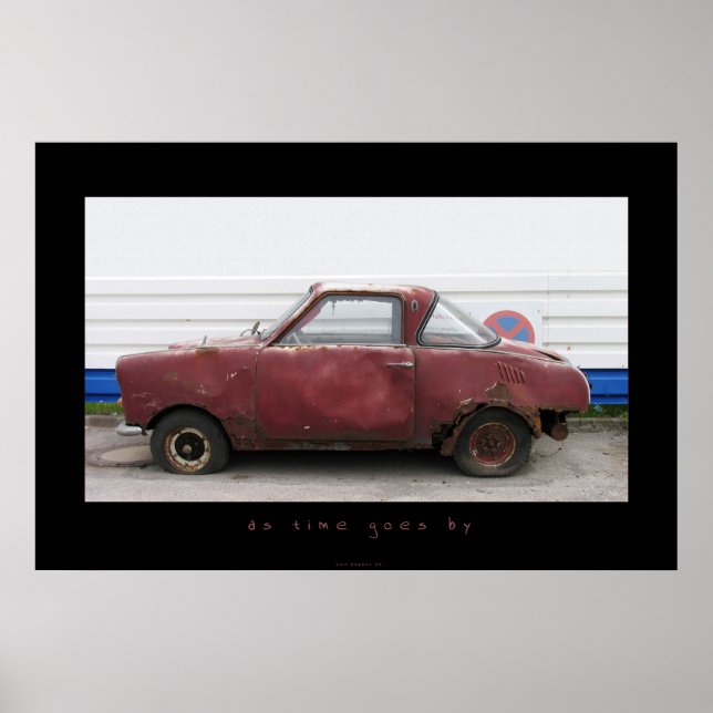 Póster com o passar do tempo (Frente)