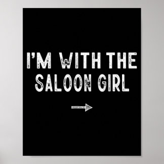 Poster Com o Saloon Girl Costume Combinando Preguiça
