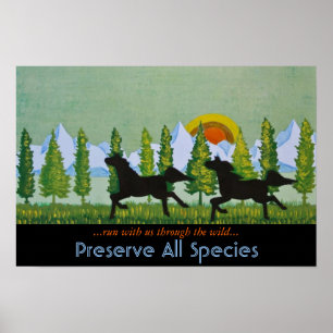 Póster Com o selvagem