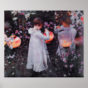 Poster com pintura de John Singer Sargent