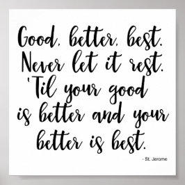 Poster com Ruas. Jerome - Autoaperfeiçoamento