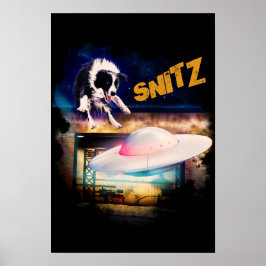 poster com Snitz do Reparo de Saucer de Bob