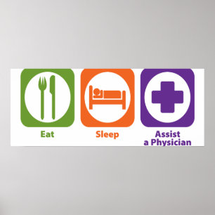 Póster Coma a assistência do sono um médico