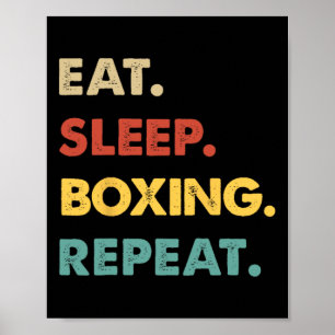 Poster Coma a boia do sono Repetir a boia engraçada