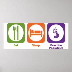 Poster Coma a pediatria da prática do sono