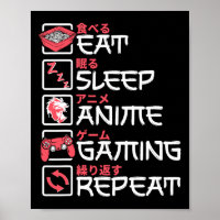 Coma animação do sono Jogos Repetir Jogador Otaku